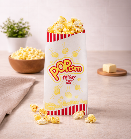 Popcorn Bags—PLAIN 1000 count