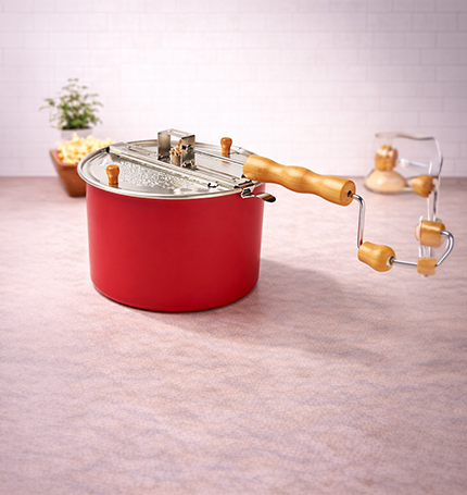 Whirley-Pop Stovetop Popcorn Popper (Red)